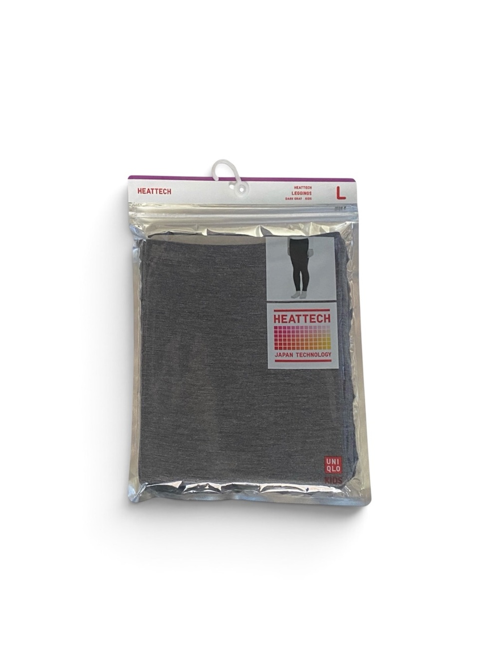 Uniqlo Kids Fall Winter Cold Weather Dark Gray HEATTECH Leggings Unisex Size L